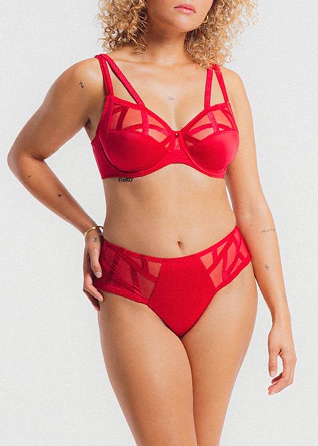 Soutien-gorge Armatures Embotant Louisa Bracq Rouge  Lvre